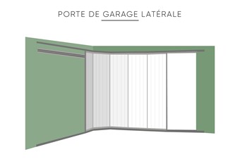 Porte de garage latérale